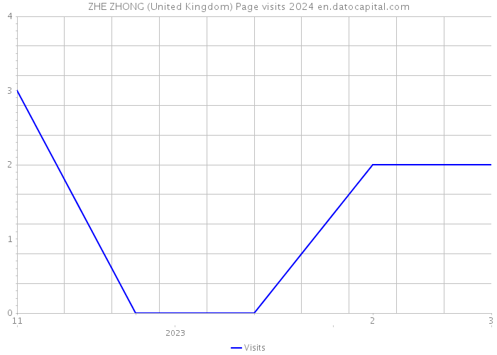 ZHE ZHONG (United Kingdom) Page visits 2024 