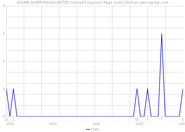 SOUND SUPERVISION LIMITED (United Kingdom) Page visits 2024 