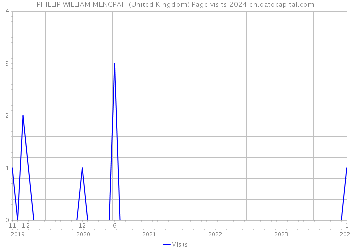 PHILLIP WILLIAM MENGPAH (United Kingdom) Page visits 2024 