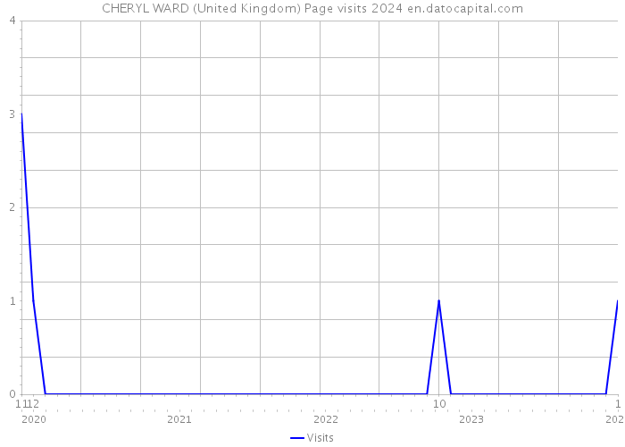 CHERYL WARD (United Kingdom) Page visits 2024 