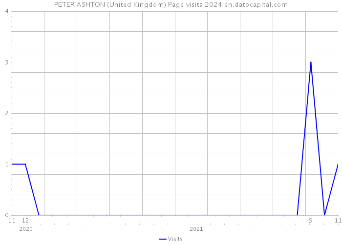 PETER ASHTON (United Kingdom) Page visits 2024 