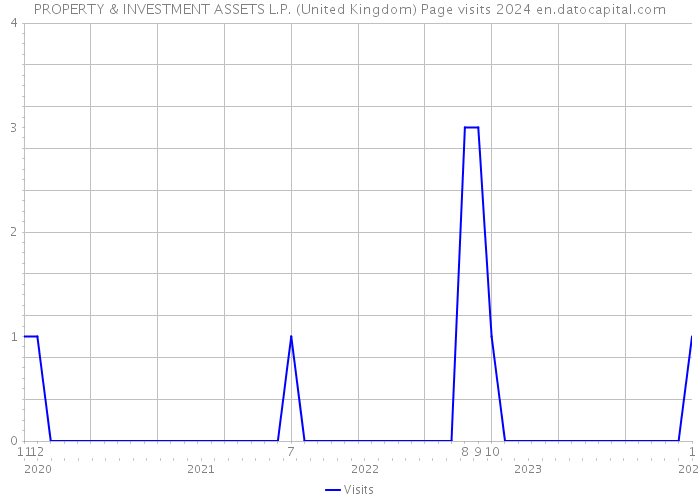 PROPERTY & INVESTMENT ASSETS L.P. (United Kingdom) Page visits 2024 