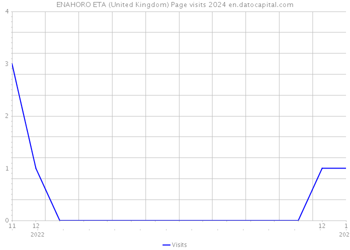 ENAHORO ETA (United Kingdom) Page visits 2024 