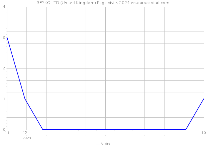 REYKO LTD (United Kingdom) Page visits 2024 