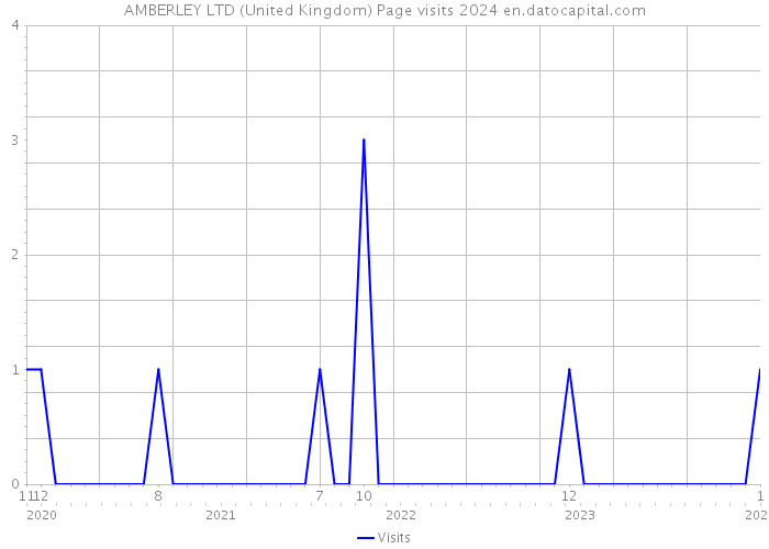 AMBERLEY LTD (United Kingdom) Page visits 2024 