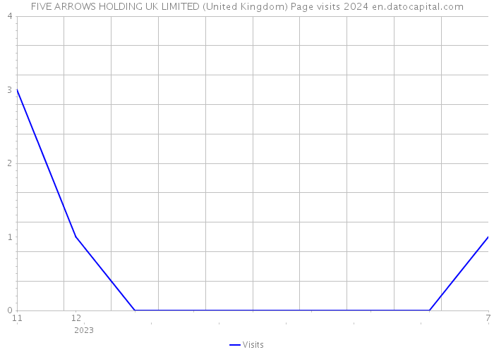 FIVE ARROWS HOLDING UK LIMITED (United Kingdom) Page visits 2024 