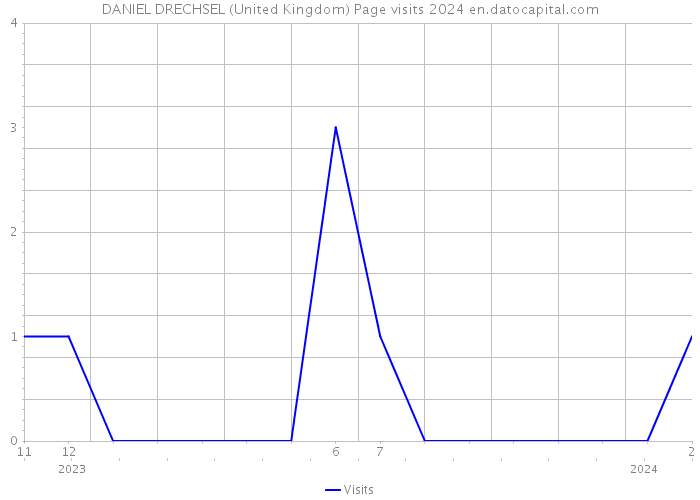 DANIEL DRECHSEL (United Kingdom) Page visits 2024 