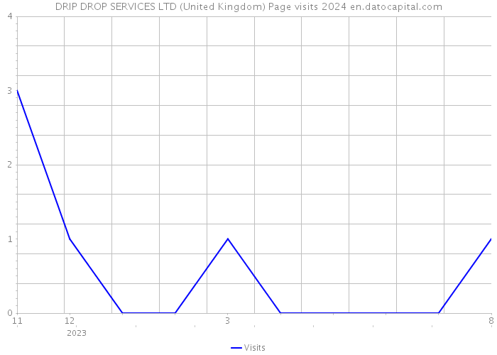 DRIP DROP SERVICES LTD (United Kingdom) Page visits 2024 