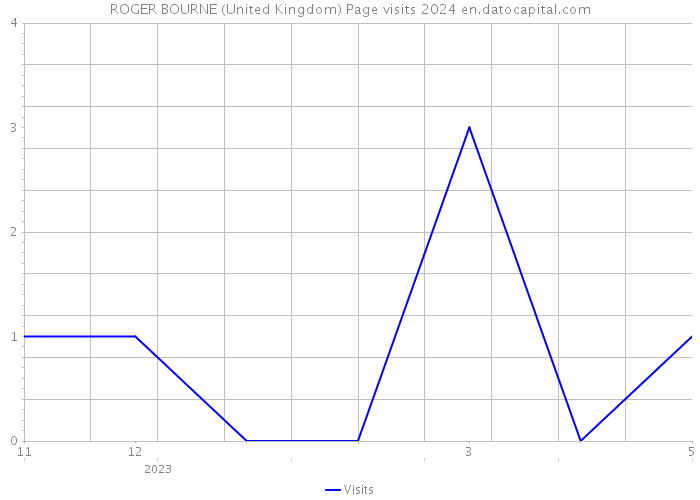 ROGER BOURNE (United Kingdom) Page visits 2024 