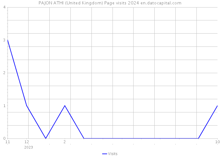 PAJON ATHI (United Kingdom) Page visits 2024 