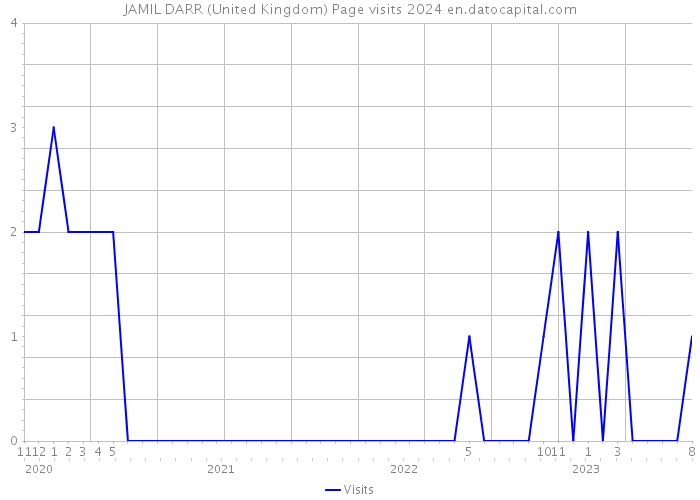 JAMIL DARR (United Kingdom) Page visits 2024 