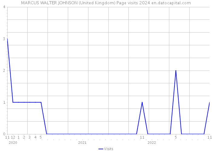 MARCUS WALTER JOHNSON (United Kingdom) Page visits 2024 
