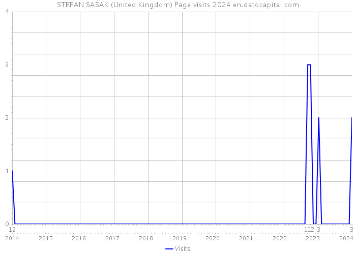 STEFAN SASAK (United Kingdom) Page visits 2024 