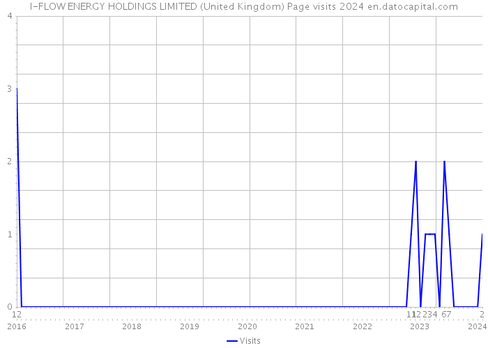 I-FLOW ENERGY HOLDINGS LIMITED (United Kingdom) Page visits 2024 