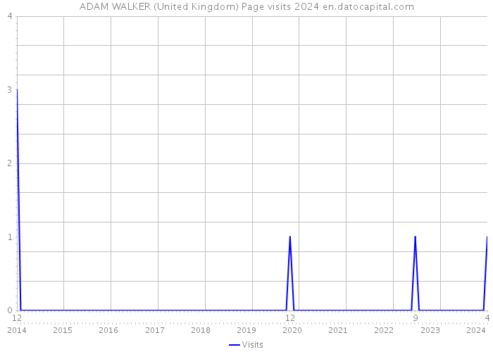 ADAM WALKER (United Kingdom) Page visits 2024 