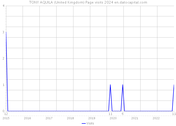 TONY AQUILA (United Kingdom) Page visits 2024 
