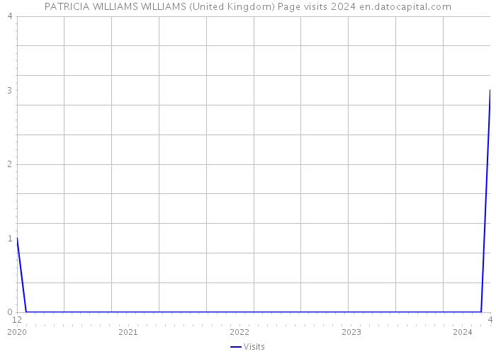 PATRICIA WILLIAMS WILLIAMS (United Kingdom) Page visits 2024 