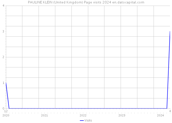 PAULINE KLEIN (United Kingdom) Page visits 2024 