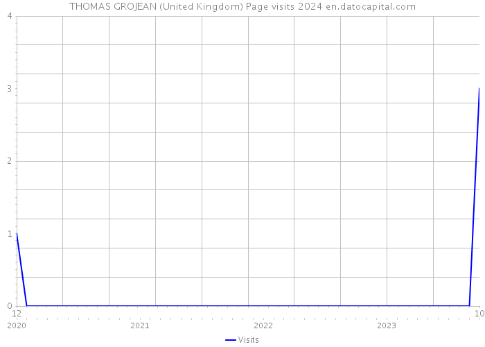 THOMAS GROJEAN (United Kingdom) Page visits 2024 