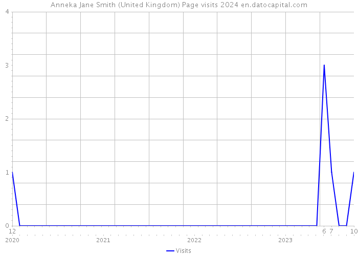 Anneka Jane Smith (United Kingdom) Page visits 2024 