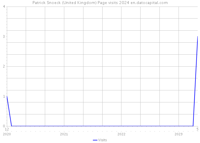 Patrick Snoeck (United Kingdom) Page visits 2024 