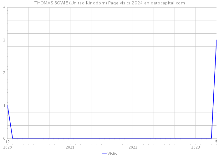 THOMAS BOWIE (United Kingdom) Page visits 2024 