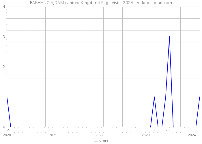 FARHANG AJDARI (United Kingdom) Page visits 2024 