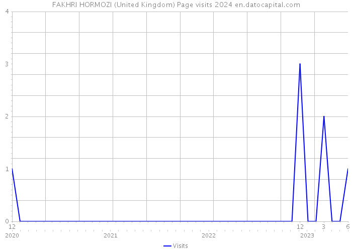 FAKHRI HORMOZI (United Kingdom) Page visits 2024 