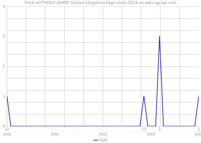 PAUL ANTHONY JAMES (United Kingdom) Page visits 2024 