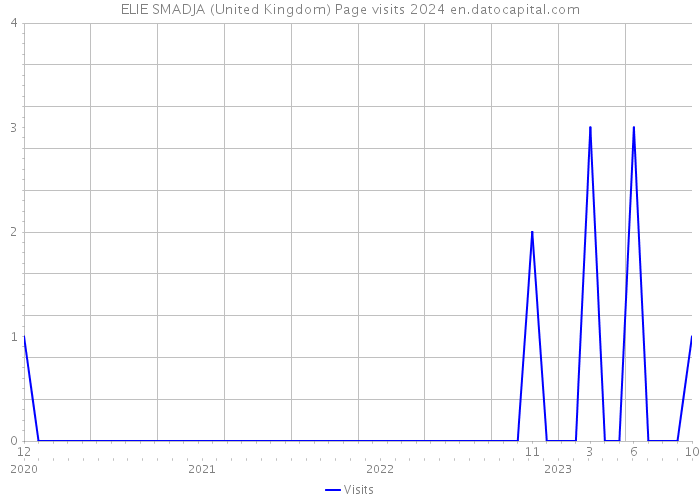ELIE SMADJA (United Kingdom) Page visits 2024 