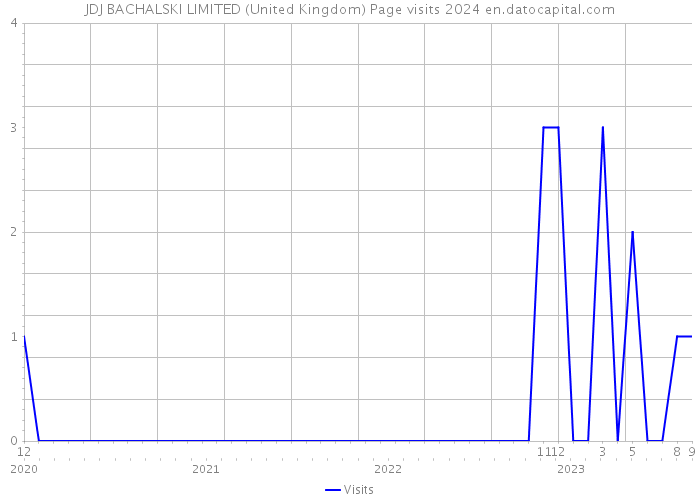 JDJ BACHALSKI LIMITED (United Kingdom) Page visits 2024 