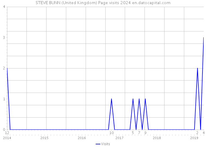 STEVE BUNN (United Kingdom) Page visits 2024 