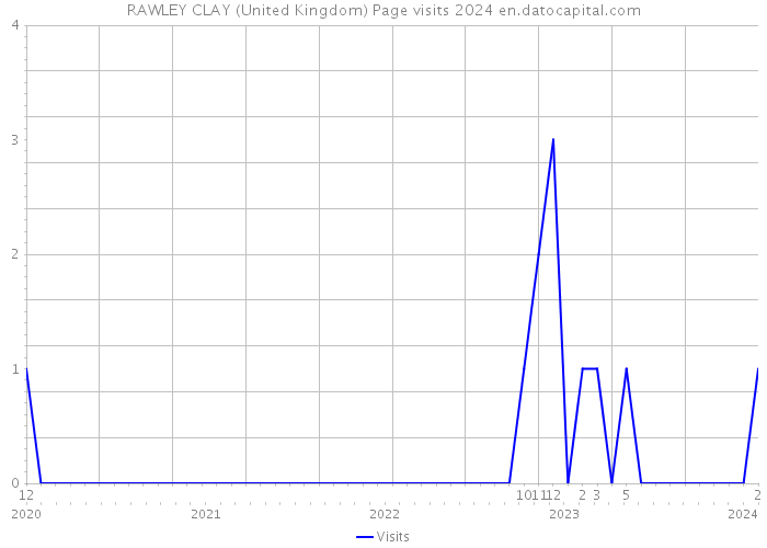RAWLEY CLAY (United Kingdom) Page visits 2024 