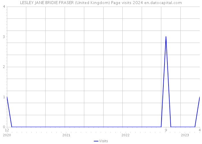 LESLEY JANE BRIDIE FRASER (United Kingdom) Page visits 2024 