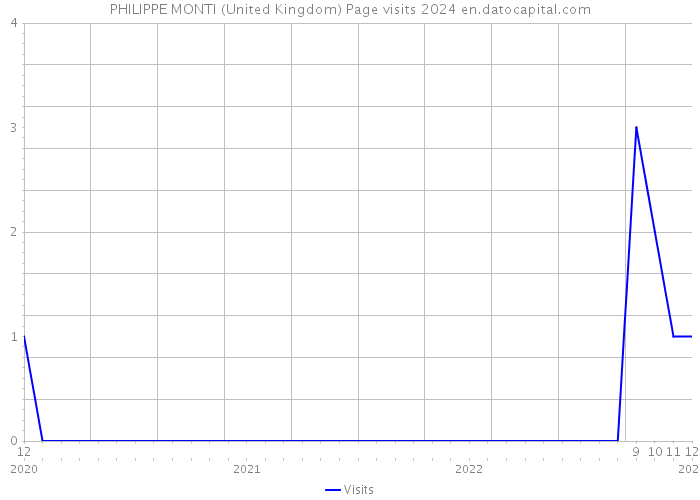 PHILIPPE MONTI (United Kingdom) Page visits 2024 