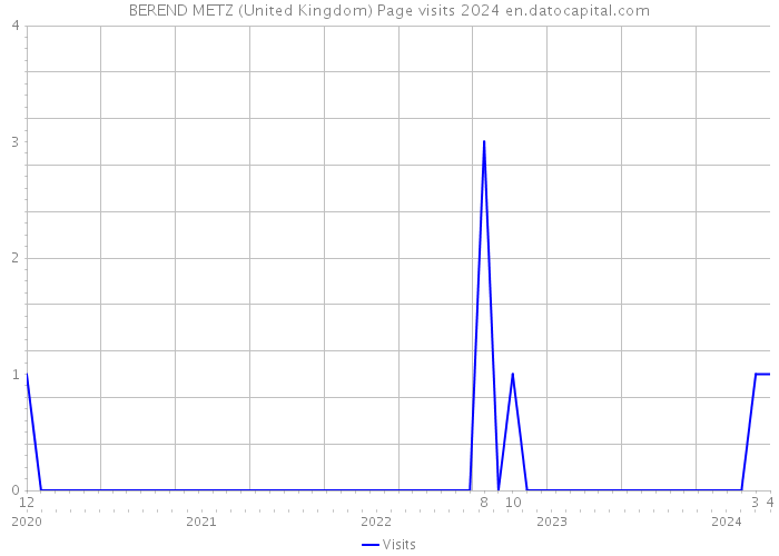 BEREND METZ (United Kingdom) Page visits 2024 