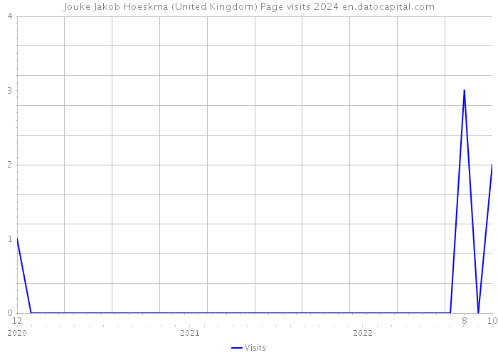Jouke Jakob Hoeskma (United Kingdom) Page visits 2024 