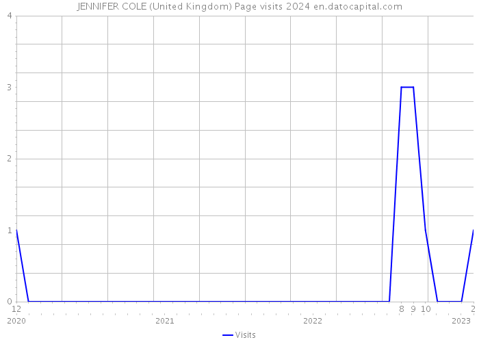 JENNIFER COLE (United Kingdom) Page visits 2024 