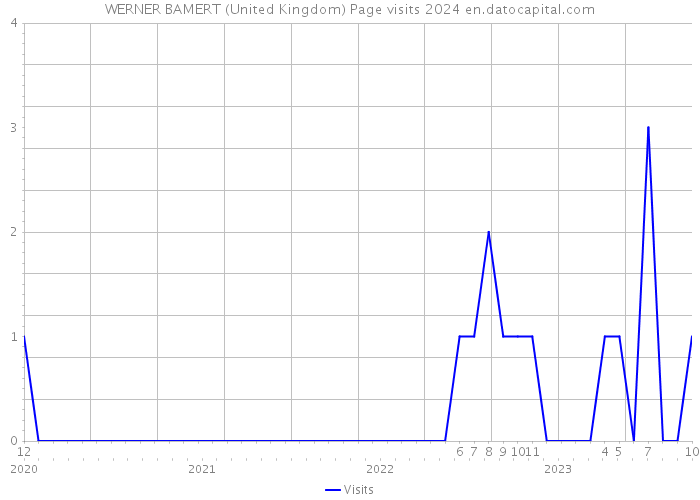 WERNER BAMERT (United Kingdom) Page visits 2024 