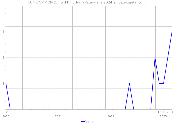 IAIN COMMON (United Kingdom) Page visits 2024 