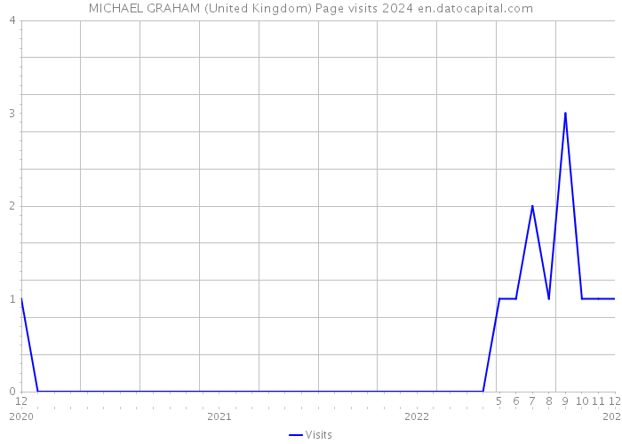 MICHAEL GRAHAM (United Kingdom) Page visits 2024 