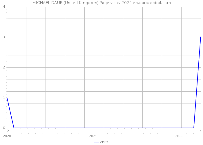 MICHAEL DAUB (United Kingdom) Page visits 2024 