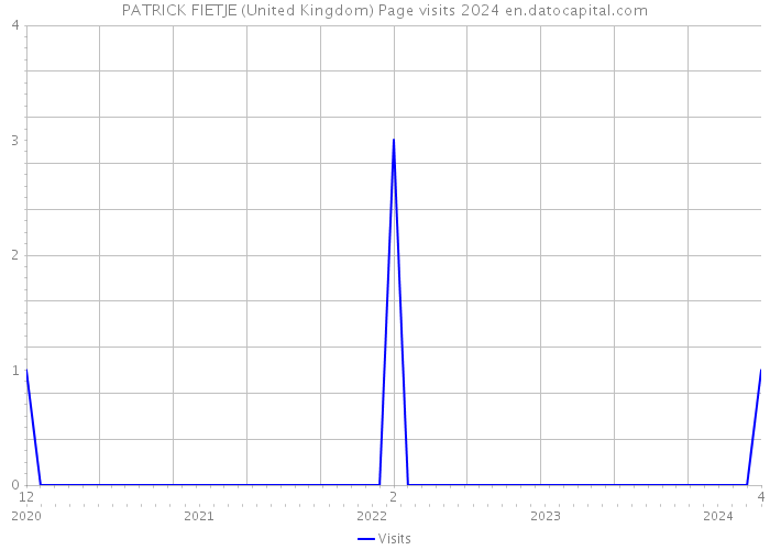 PATRICK FIETJE (United Kingdom) Page visits 2024 