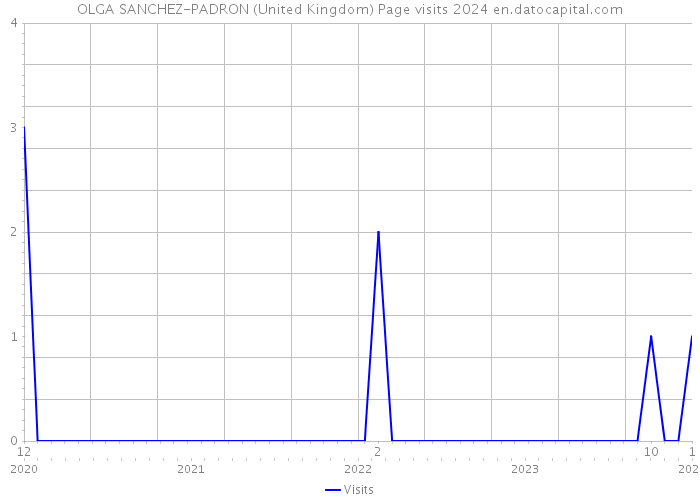 OLGA SANCHEZ-PADRON (United Kingdom) Page visits 2024 