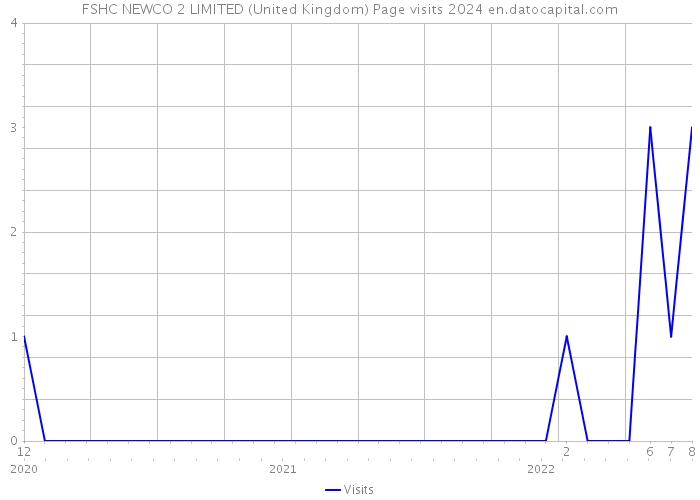 FSHC NEWCO 2 LIMITED (United Kingdom) Page visits 2024 
