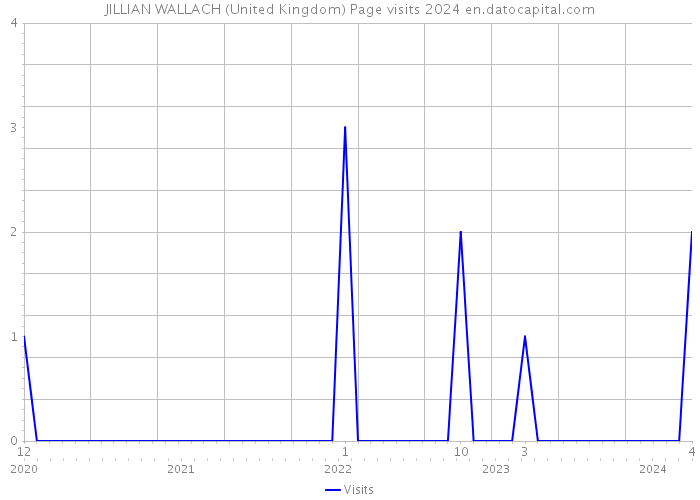 JILLIAN WALLACH (United Kingdom) Page visits 2024 