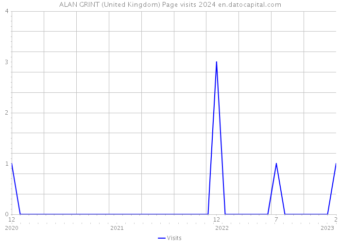 ALAN GRINT (United Kingdom) Page visits 2024 