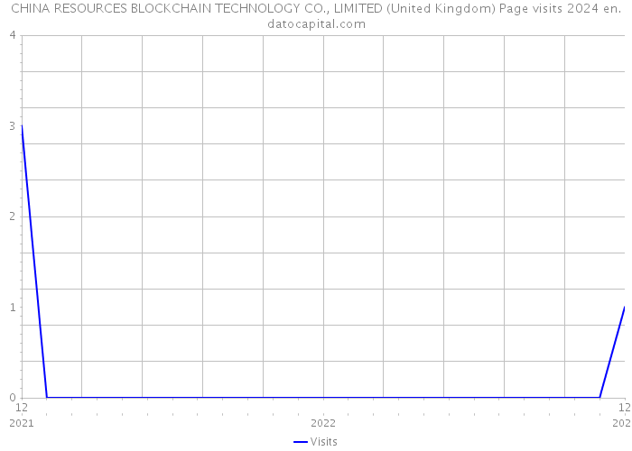 CHINA RESOURCES BLOCKCHAIN TECHNOLOGY CO., LIMITED (United Kingdom) Page visits 2024 