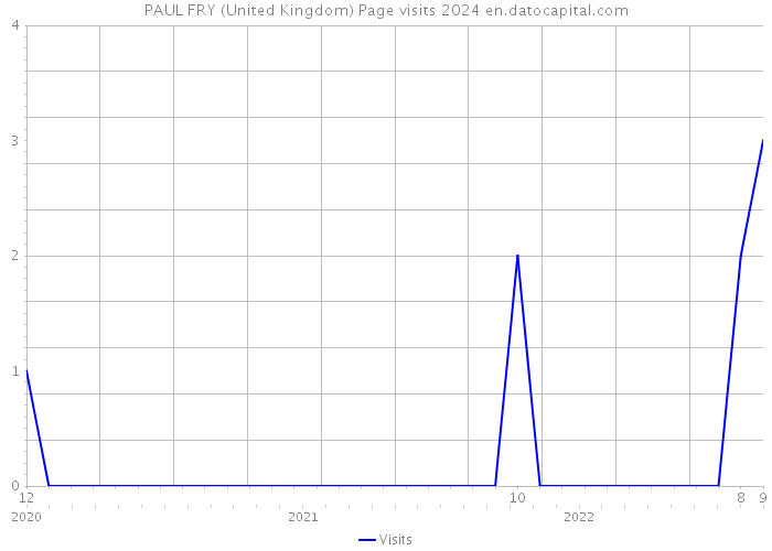 PAUL FRY (United Kingdom) Page visits 2024 