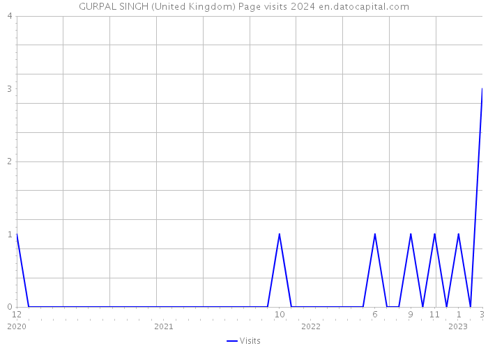 GURPAL SINGH (United Kingdom) Page visits 2024 